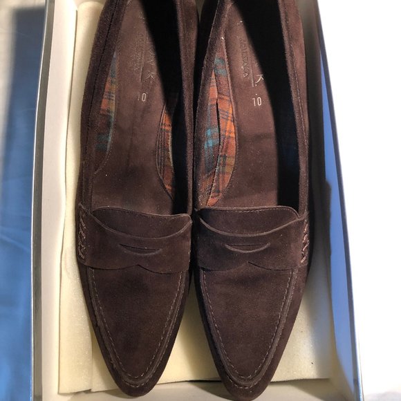 Aquatalia by Marvin K Logic Kitten Heel Pumps 10 - Picture 1 of 4